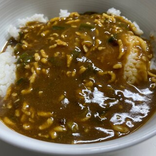 レンジでお手軽！お一人様用カレーライス